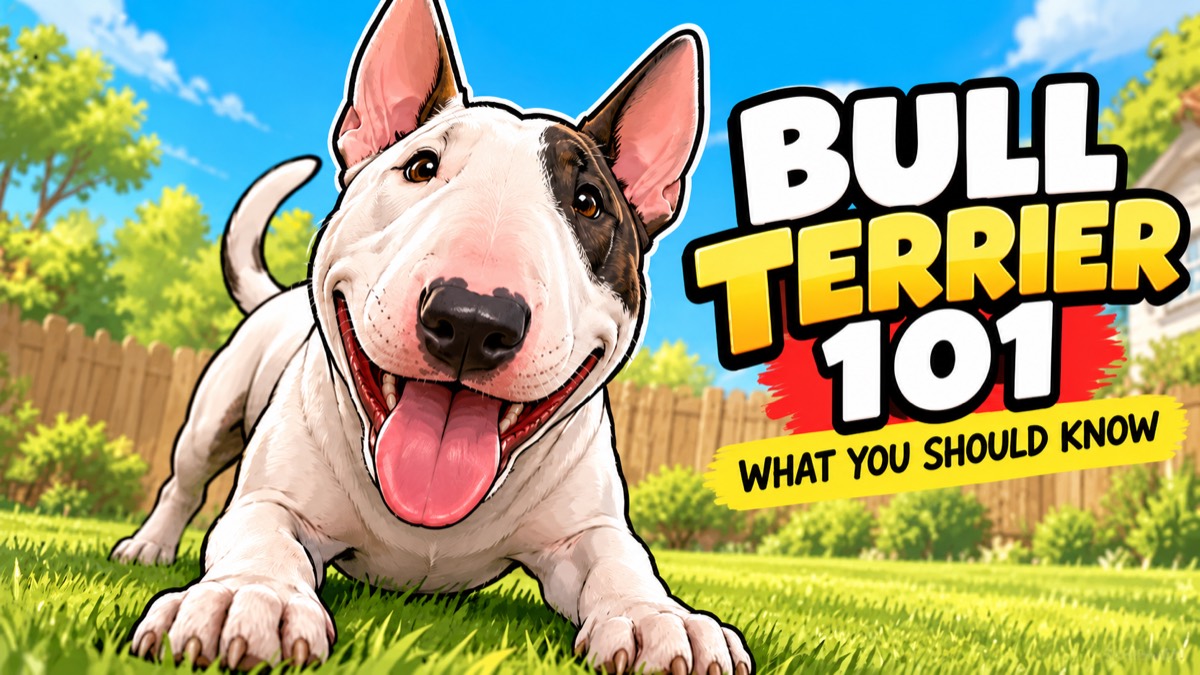 Bull Terrier 101: what you should know, video cover
