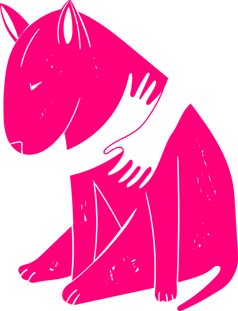 Bull Terrier Hug